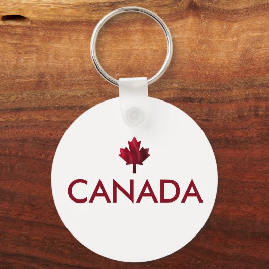 Canada Maple Leaf Sleutelhanger (Voorkant)