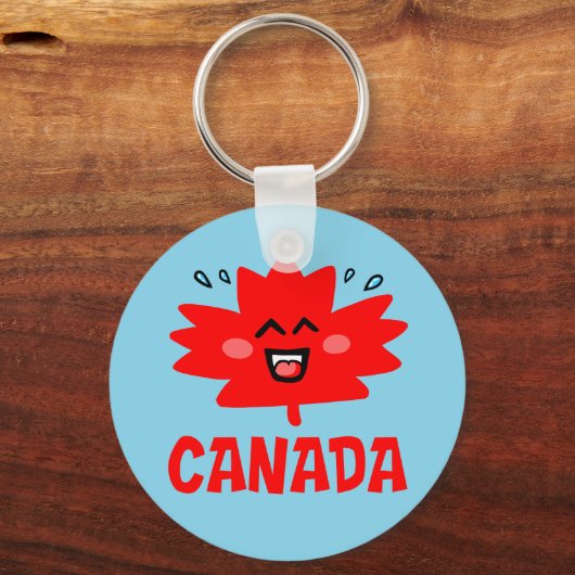 Canada Maple Leaf Sleutelhanger (Voorkant)