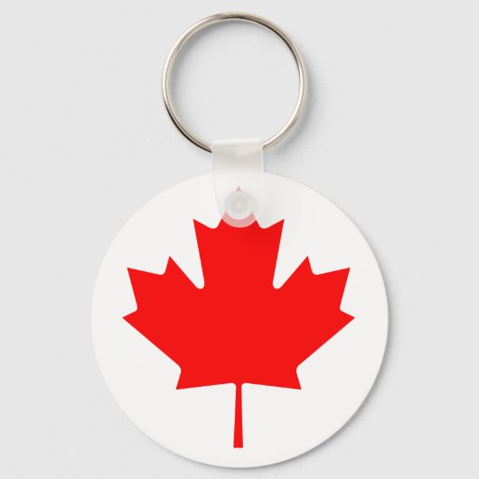 Canada Maple Leaf Sleutelhanger (Voorkant)