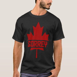 Canada Maple Leaf Sorrey Canadese vlag T-shirt