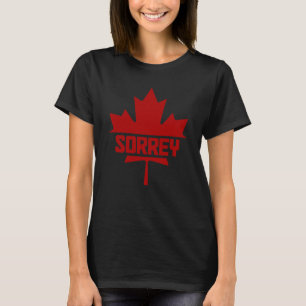 Canada Maple Leaf Sorrey Canadese vlag T-shirt