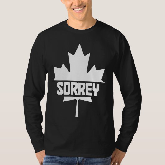 Canada Maple Leaf Sorrey  Canadian Flag  1 T-shirt (Voorkant)