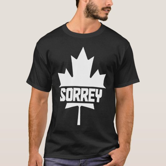 Canada Maple Leaf Sorrey  Canadian Flag  1 T-shirt (Voorkant)