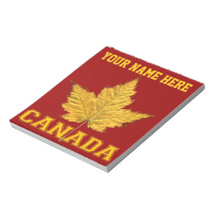 Canada Maple Leaf Souvenir Canada Varsity Notepad Notitieblok