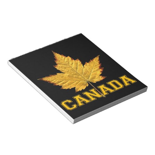 Canada Maple Leaf Souvenir Canada Varsity Notepad Notitieblok (Schuin)