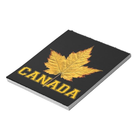 Canada Maple Leaf Souvenir Canada Varsity Notepad Notitieblok (Linkerzijde)