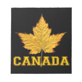 Canada Maple Leaf Souvenir Canada Varsity Notepad Notitieblok (Voorkant)