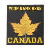 Canada Maple Leaf Souvenir Canada Varsity Notepad Notitieblok (Voorkant)