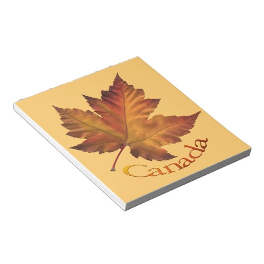 Canada Maple Leaf Souvenir Notepad Canada - cadeau Notitieblok (Schuin)
