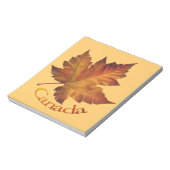 Canada Maple Leaf Souvenir Notepad Canada - cadeau Notitieblok (Linkerzijde)
