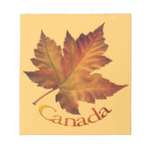 Canada Maple Leaf Souvenir Notepad Canada - cadeau Notitieblok (Voorkant)