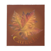 Canada Maple Leaf Souvenir Notepad Canada - cadeau Notitieblok (Voorkant)