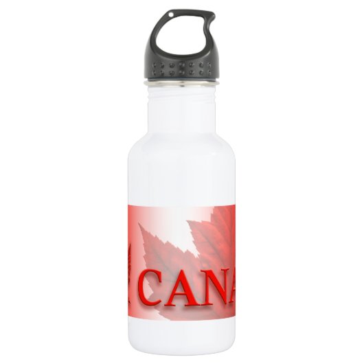 Canada Maple Leaf Souvenir Waterfles (Voorkant)