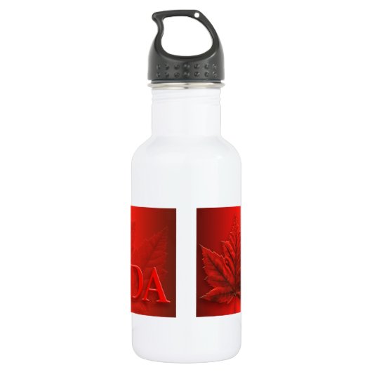 Canada Maple Leaf Souvenir Waterfles Waterfles (Achterkant)