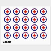 Canada Maple Leaf Sticker (Vel)