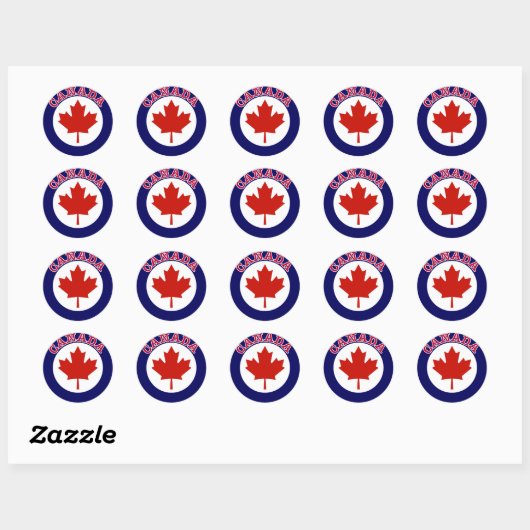 Canada Maple Leaf Sticker (Vel)