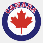 Canada Maple Leaf Sticker (Voorkant)