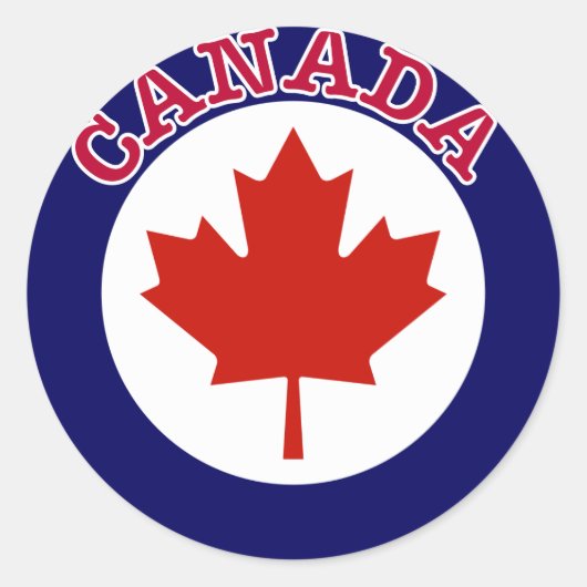 Canada Maple Leaf Sticker (Voorkant)