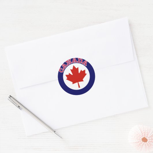 Canada Maple Leaf Sticker (Envelop)