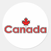 Canada Maple Leaf Stickers (Voorkant)
