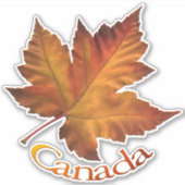 Canada Maple Leaf Stickers Canada Decale Stickers (Voorkant)