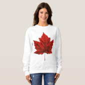 Canada Maple Leaf Sweatshirt Custom Canada Shirten (Voorkant volledig)