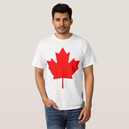 Canada Maple Leaf T-shirt (Voorkant volledig)
