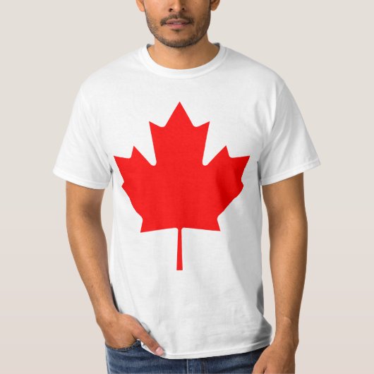 Canada Maple Leaf T-shirt (Voorkant)
