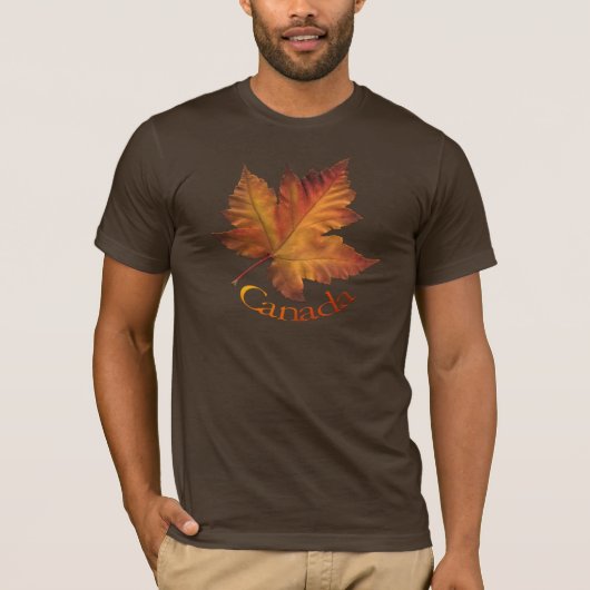 Canada Maple Leaf T-Shirt Canada Souvenir Shirt (Voorkant)
