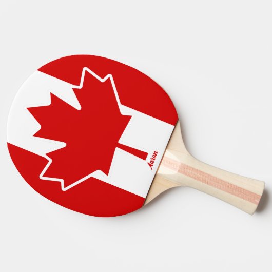 Canada Maple Leaf Tafeltennisbatje (Zijkant)