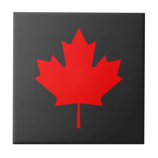 Canada Maple Leaf Tegeltje (Voorkant)