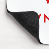 Canada Maple Leaf Upside Down Lettering Color Muismat (Hoek)