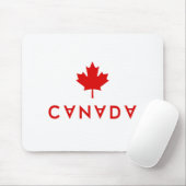 Canada Maple Leaf Upside Down Lettering Color Muismat (Met muis)