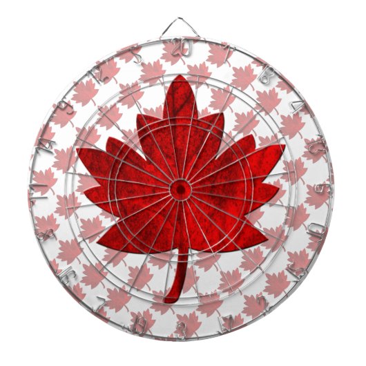 Canada-Maple Leaf van Shirley Taylor Dartbord (Voorkant)