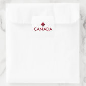 Canada Maple Leaf Vierkante Sticker (Tas)