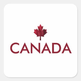 Canada Maple Leaf Vierkante Sticker