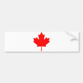 Canada Maple Leaf Vinyl Decal Stickers, Vinyl Deca Bumpersticker (Voorkant)