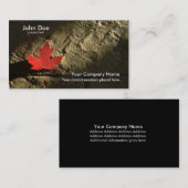 Canada Maple Leaf Visitekaartje (Voorkant / Achterkant)