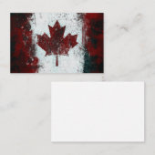Canada  Maple Leaf Visitekaartje (Voorkant / Achterkant)