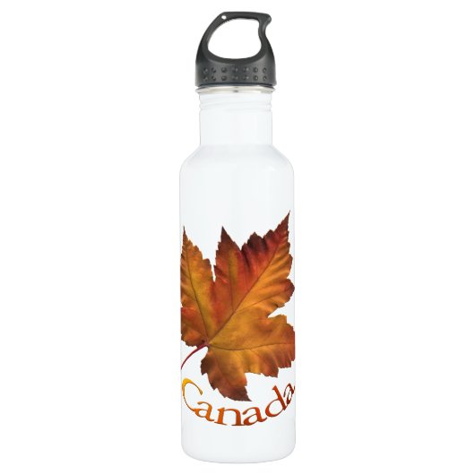 Canada Maple Leaf Water Bottle Canada Souvenirs Waterfles (Voorkant)