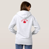 Canada Maple Leaf Women's Hoodie Hooded Shirt (Achterkant volledig)