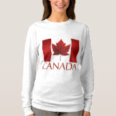 Canada Maple Leaf Women's Long Meve Shirt (Voorkant)