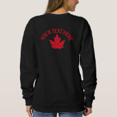 Canada Maple Leaf Women's Sweatshirts Specialized Trui (Achterkant)