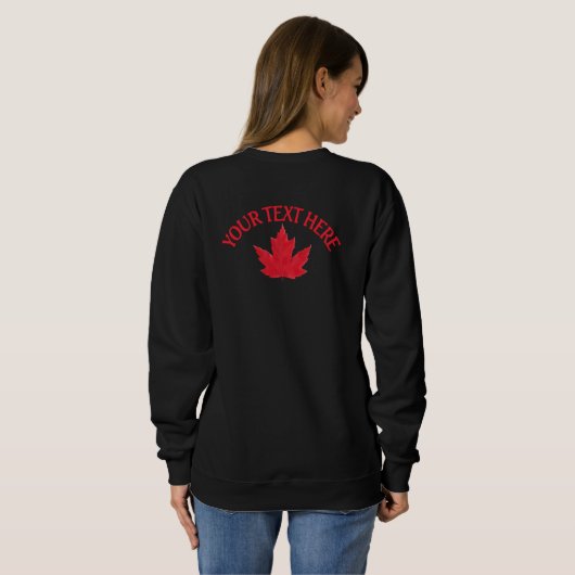 Canada Maple Leaf Women's Sweatshirts Specialized Trui (Achterkant volledig)