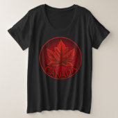 Canada Maple Leaf Women's T-Shirts - Plus Size (Design voorkant)