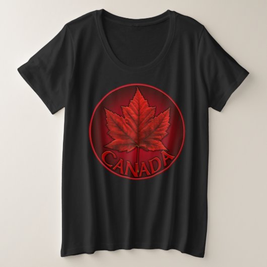Canada Maple Leaf Women's T-Shirts - Plus Size (Design voorkant)
