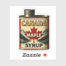 CANADA MAPLE SYRUP STICKER