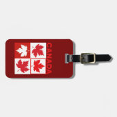 Canada Maple verlaat reis Bagagelabel (Voorkant horizontaal)