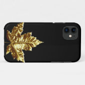 Canada Medal IPhone 5 Hoesje Gold Canada Leaf Gift (Achterkant (horizontaal))