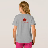 Canada Meisje T-shirt Custom Canada Shirt (Achterkant volledig)